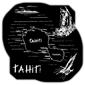 gravure de tahiti